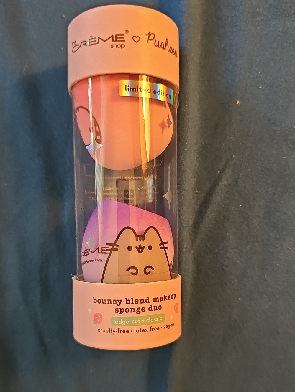 The Crème Shop x Pusheen Bouncy Blend Makeup Sponge Duo - Pink & Purple